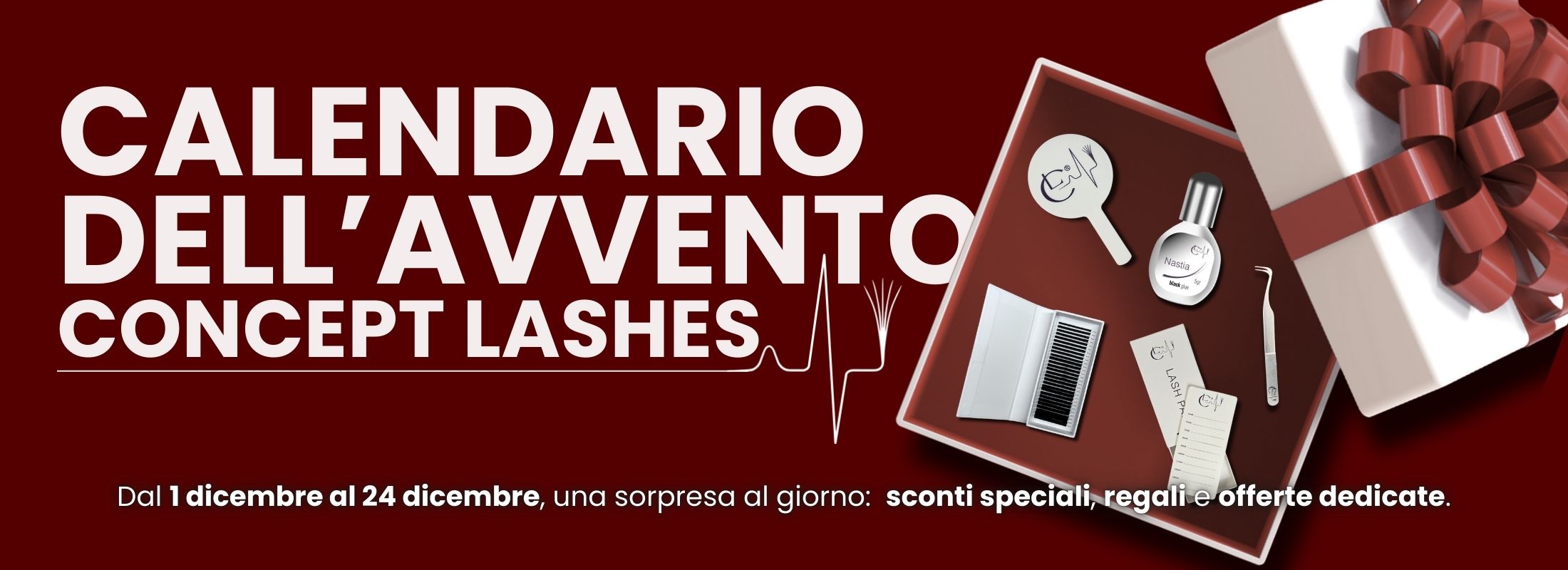 CALENDARIO DELL'AVVENTO ONLINE CONCEPT LASHES