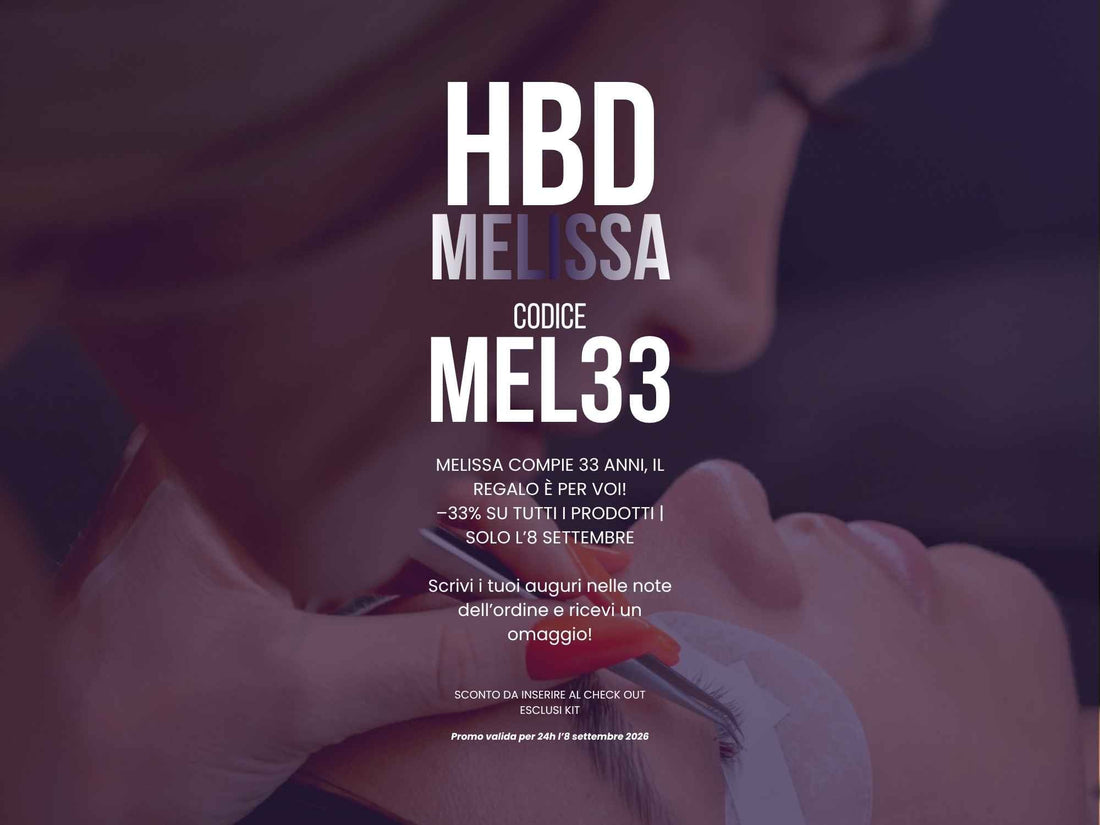 🎂 MELISSA COMPIE 33 ANNI: –33% PER VOI! 💜