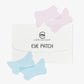 Eye Patch Silicone (riutilizzabili) patch in silicone - 4 pezzi (2 azzurri, 2 rosa)